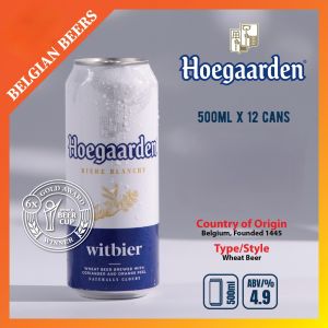 Hoegaarden White Beer Cans 12 x 500ml