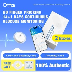 Ottai 2 Full Sets CGM Health Accessories Glucose Sensor Wearable Accessory Kit for Daily‑Use