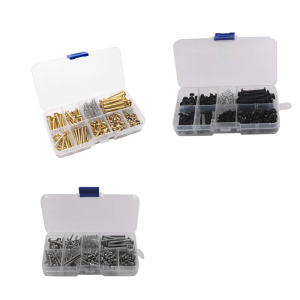 226Pcs 9 Types Guitar Screw Kits for Guitar Bridge Pickup Pickguard Guitar Mounting Screws Assortment Box with Springs