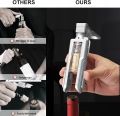 Wine Opener, Easy To Use Corkscrew Wine Opener With Foil Cutter, 6 Inches, Lightweight And Small Traver Wine Bottle Openers, Black. 