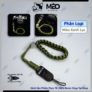 Dây đeo cổ tay máy ảnh thao tác nhanh paracord nhiều màu sắc phụ kiện máy ảnh cao cấp - 924