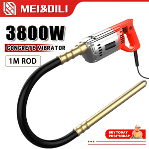 3880W Heavy Duty Portable Concrete Mixer 220V 50Hz Electric Cement Soil Mixer High Quality Handheld Electric Concrete Mixer Portable Cement / Mortar Mixer