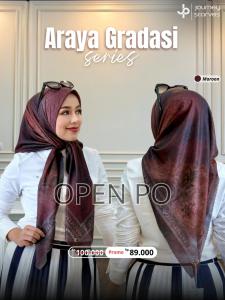 JILBAB JOURNEY ARAYA GRADASI SERIES TERBARU