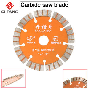 SI FANG 5 Inch 125mm Diamond Saw Blade Circular Rotary Cutting Disc Tool 4/5” Bore for Tile Concrete Marble