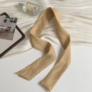 Spring and Summer silk scarf for women twilly scarf for bags handle headband hair accessories SJ1024
