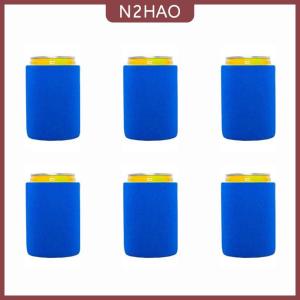 N2HAO 6Pcs Bia Có Thể Mát Tay Áo Mềm Cách Nhiệt Tái Sử Dụng Chủ Nước Soda Chai