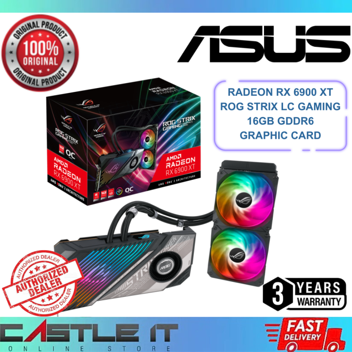 Rx 6900 XT ROG Strix LC top gaming 16GB GDDR6 Radeon AMD graphic card ...