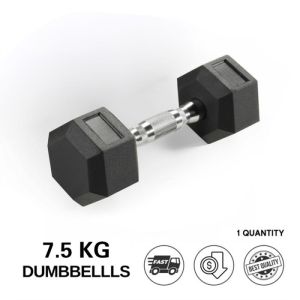 7.5kg Dumbbell set peralatan fitness hexagonal dumbell dengan perlindungan lingkungan