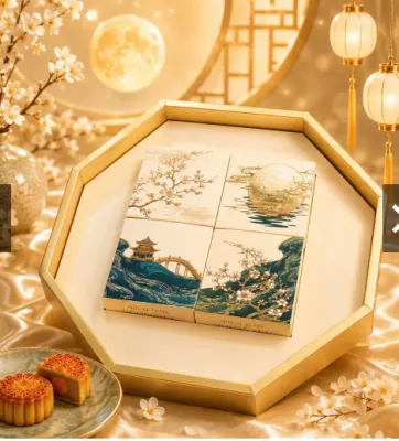 1 Hộp đựng bánh trung thu siêu đẹp 2025 nhiều mẫu 4 Bánh (150g-250g)