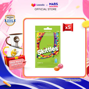 [Bundle of 5]Skittles Sour 40G [Snack/Candy/Sweet]