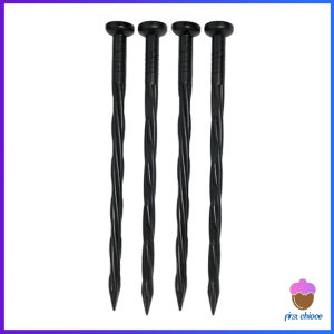 First Chioce  หมุดยึดผ้าคลุมวัชพืช แพคละ 10 ชิ้น หมุดปักผ้าคลุมดิน ความยาว 20 ซม. วัสดุแข็งแรง Plastic Spikes