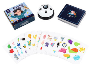 Đồ chơi tương tác rèn luyện tinh mắt phản xạ crazy flip card