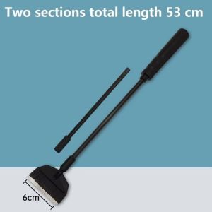GTRBFDS 33/53/73CM Aquarium Cleaning Tool Stainless Steel Dual-Use Glass Algae Scraper Algae Removal Tool Aquarium Maintenance Accessories