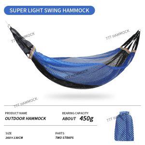 Camping Hiking Hammock Duyan Double Outdoor Foldable Hammock Travel Hammock Ice silk hammock duyan
