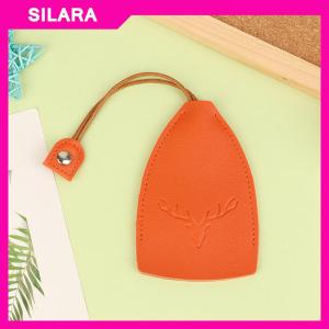SILARA 1 cái giáng sinh nai sừng tấm Hộp chìa khóa dễ thương kéo ra khỏi ví chìa khóa PU da trường hợp chìa khóa kéo loại túi giữ chìa khóa cho các phím da Keychain