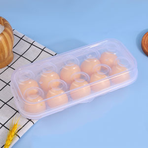 10 Grid/15 Grids Portable Double Layer Anti-shock Egg Storage Box  Egg Fresh Box Container Refrigerator Anti-fall Egg Holder Container