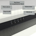 Rsionch Sound bar With Mic Home TV Speaker Surround Sound Soundbar Bluetooth 5.0 Wireless 3D Bass Sound bar Built in Subwoofer for PC TV Desktop PS4 Projector. 