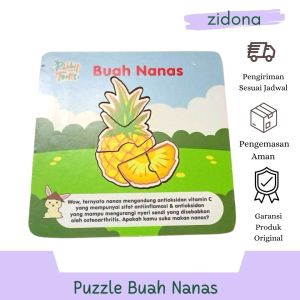 Puzzle Seri Nanas - Rabbit & Turtle - Bahan MDF