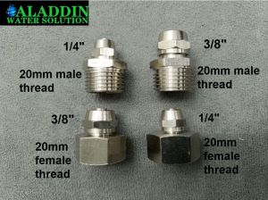 stainless steels RO fitting accessories male and female thread