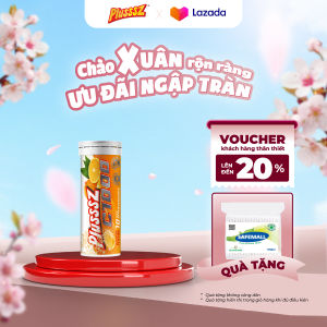 Viên sủi Plusssz C1000 bổ sung 1000mg Vitamin C hỗ trợ tăng cường sức đề kháng hỗ trợ tăng cường sức khỏe (tuýp 10 viên sủi 4g)