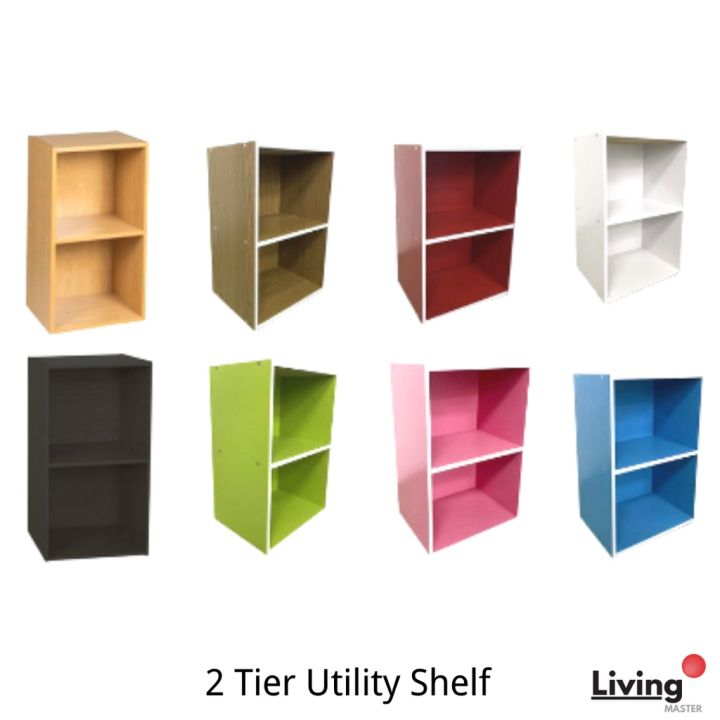 2 Tier Multipurpose Wooden Rack / Book Rack / Small Rack Wooden Storage ...