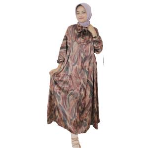 Gamis Wanita Dewasa 2023 DRESS VINTIAN BO BAHAN ARMANY SILK UKURAN M L XL XXL Dress Modern BW