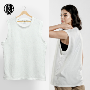 INSPI Textured Muscle Tee For Men Collection Tank Top Sando For Women Breathable Workout Gym Clothes Sleeveless Tops