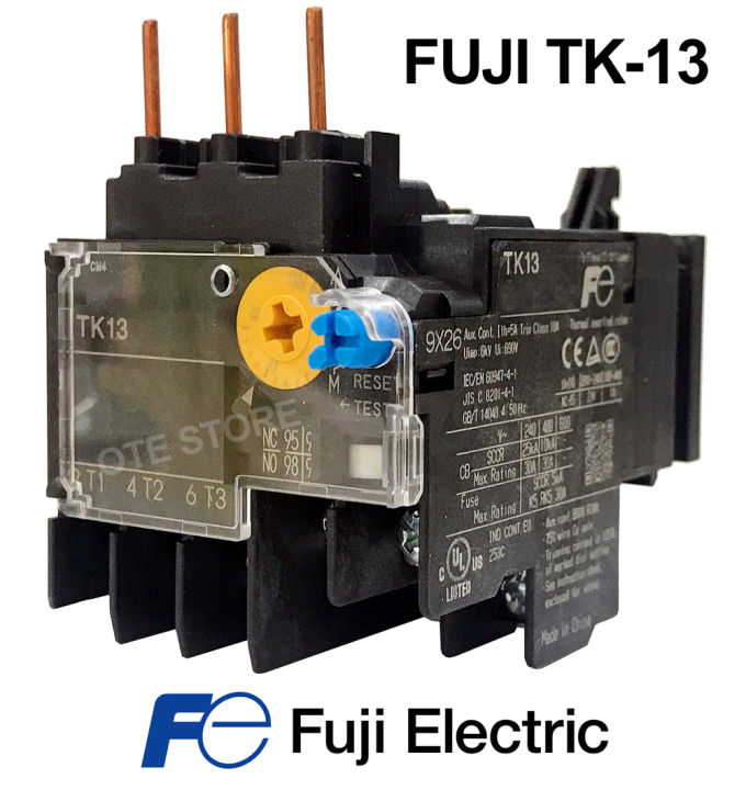 FUJI TK13 TRON/3 Thermal Overload Relay (TOR) Suitable SC03 / SC0 / SC05 Lazada