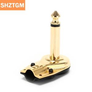 [COD] SHZTGM 6.35mm Guitar Effects Pedal CONNECTOR JACK ADAPTER ปลั๊กกีตาร์ไฟฟ้า