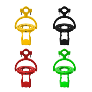 Minimalists Bike Water Cage Rack with Tire Levers Flexible Bicycles Bottles Rack for Various Size Bottles