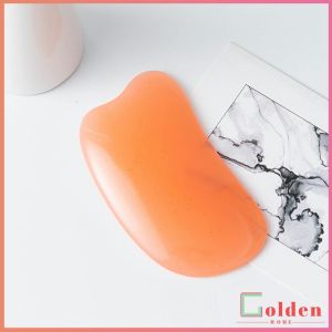 Golden  นวดหน้า กัวซา Gua sha  ที่นวดหน้า  อุปกรณ์นวด Scrapping supplies