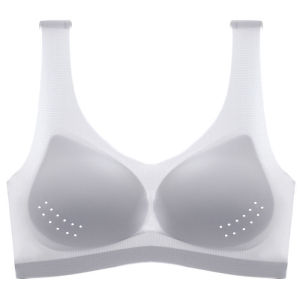 Flarixa Womens Plus Size Seamless Bra Push Up Invisible Bra Backless Bralette Beauty Back Vest Without Boness Sports Underwear