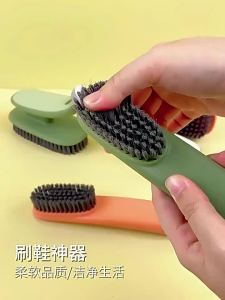家用洗鞋洗衣刷长柄鞋刷软毛多功能清洁刷居家日用板刷鞋刷子批发