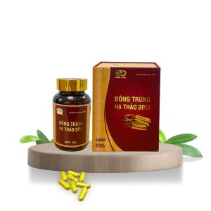Đông trùng hạ thảo 3BO hỗ trợ bồi bổ sức khỏe gan thận phổi hộp 60 viên nang