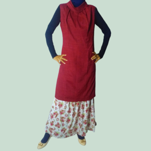 EOP SHEATH DRESS TURTLE NECK TANPA LENGAN MERAH BLOOD WANITA IMPORT DEWASA - MIDI DRESS FORMAL - DRESS WANITA TANPA LENGAN - DRESS IMPORT - DRESS FORMAL - DRESS POLOS - DRESS WINTER - JAPANESE STYLE - RED DRESS