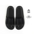 Aerostreet 39-44 Axel Hitam Hitam - Sandal Selop Pria Wanita BAAAA. 