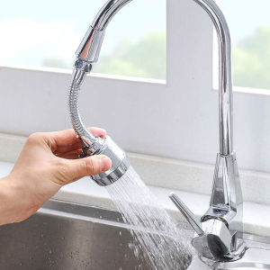 Đầu Gắn Vòi Nước Rửa Chén Xoay 360 Độ Inox Điều Chỉnh Dòng Chảy