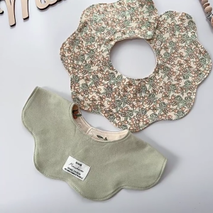360 độ xoay cánh hoa thiết kế yếm em bé nước bằng chứng thấm yếm trẻ em cho trẻ sơ sinh giờ ăn hoặc sử dụng nhà hàng ngày