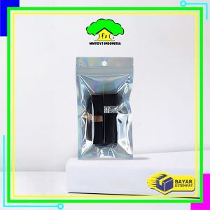MI-C1104 Plastik Klip Hologram Flat Packaging Bungkus Makanan Bumbu Plastik / Ziplock Hologram Foil