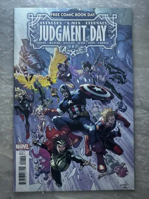 Avengers X-Men Eternals Judgment Day FCBD Published by Marvel Comic book Superheroes Reading Collectible Collection Yourcomicshop