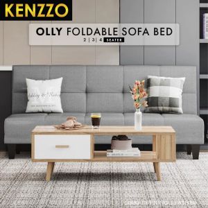 FREE SHIPPING !! KENZZO :OLLY FOLDABLE SOFA BED 2 SEATER / 3 SEATER /4 SEATER/ Olly Foldable sofa bed / Sofa Katil