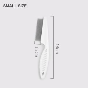 Stainless Steel Pet Grooming Comb For Dogs And Cats Effectively Removes Fleas And Loose Undercoat While Massaging Skin