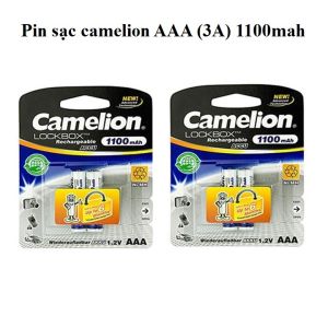 Pin sạc camelion AAA (3A) 1100mah/ AA (2A) 2700mah