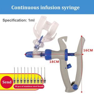 1ml 2ml 5ml Syringe Veterinary Continuous Syringe Vaccine Poultry Adjustable syringe for pig