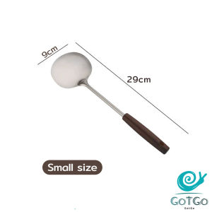 GotGo【มีสินค้าในสต๊อก】 ตะหลิว ผัด ทอด ใช้ในครัวเรือน ทำจากสแตนเลส ด้ามหนาพิเศษ แข็งแรงทนทาน Kitchen Spatula