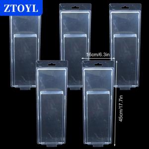 [COD]🔥🔥🔥ZTOYL 5Pcs Car Toy Transparent Display Case Protective Shell Boulevard Team Transport Model Card Board Collect Boys Gift