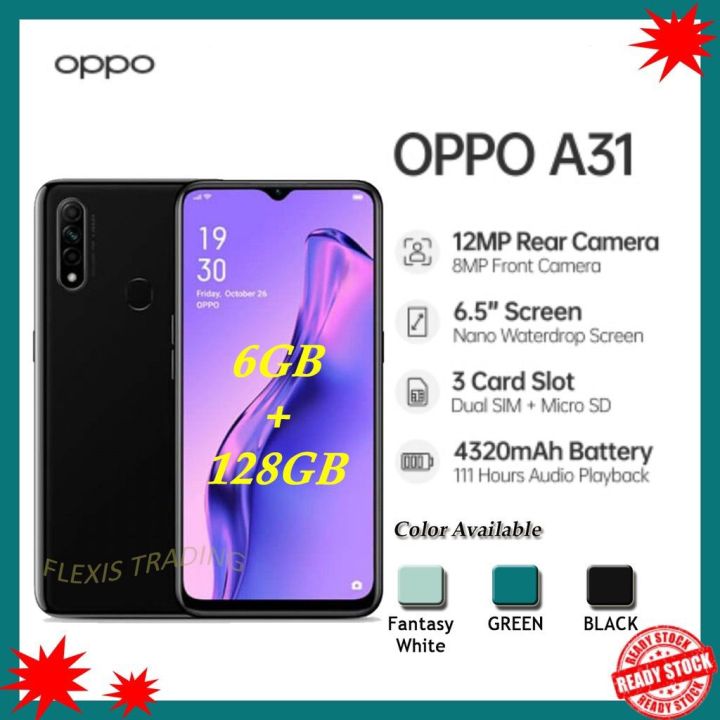 Oppo A31 8GB Ram + 256GB Rom 6.5 Inch 12MP Triper Camera LTE New With 1 ...