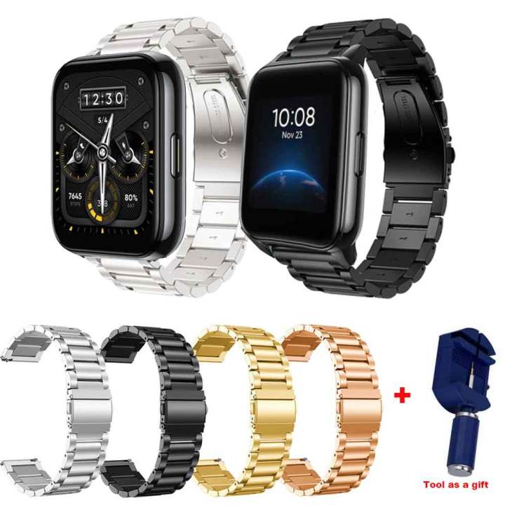 22mm Stainless Steel Band for Realme Watch Pro Smart