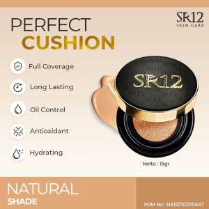 Perfect Cushion SR12 - Bedak Cushion Anti Luntur Tahan Lama - Cushion Sr12 - Bedak Basah Cushion