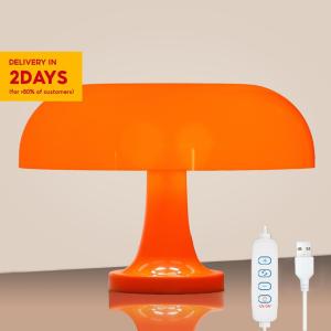 Mushroom table lamp minimalist modern bedroom bedside usb desk lighting home